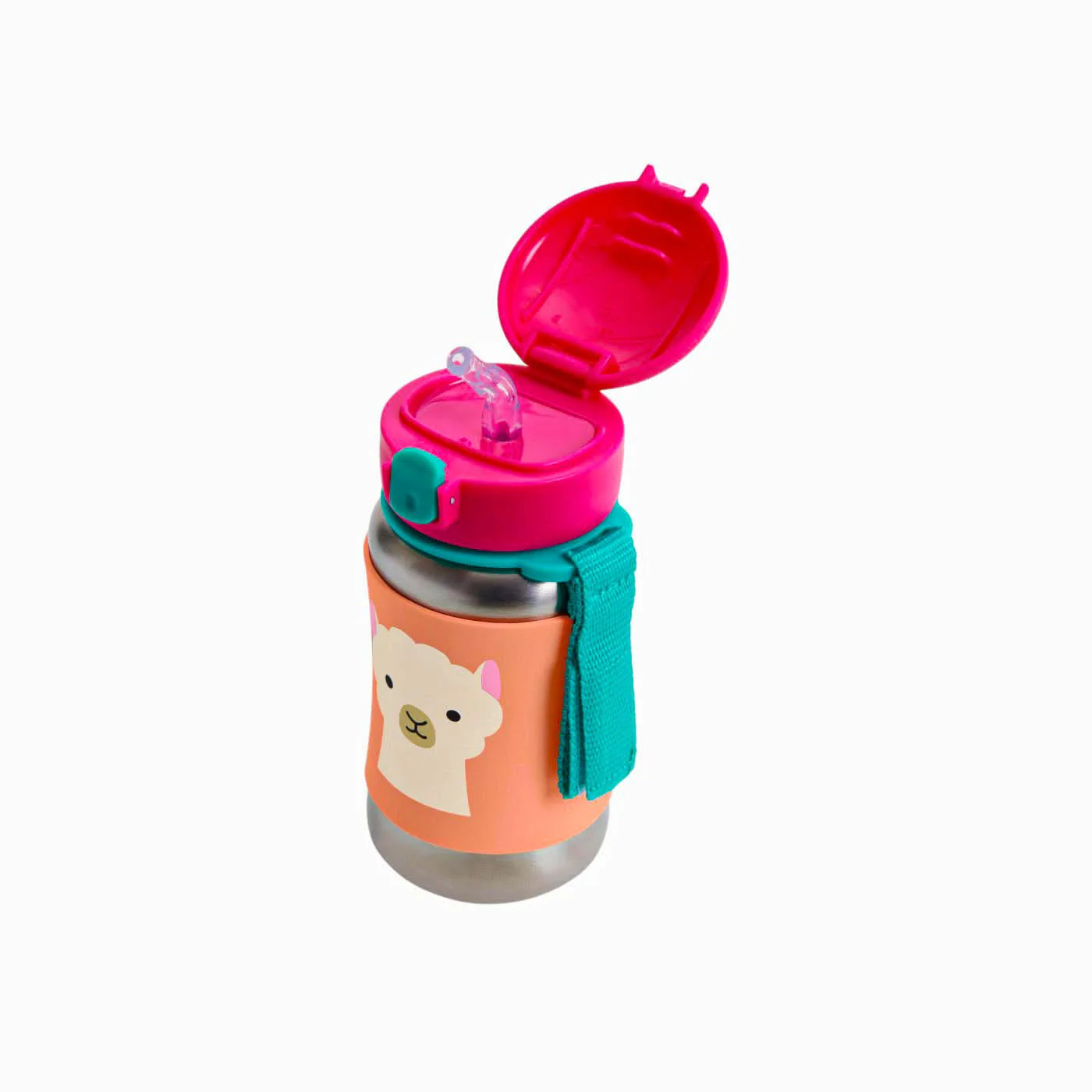 Skip Hop Zoo Stainless Steel Straw Bottle - Image 6