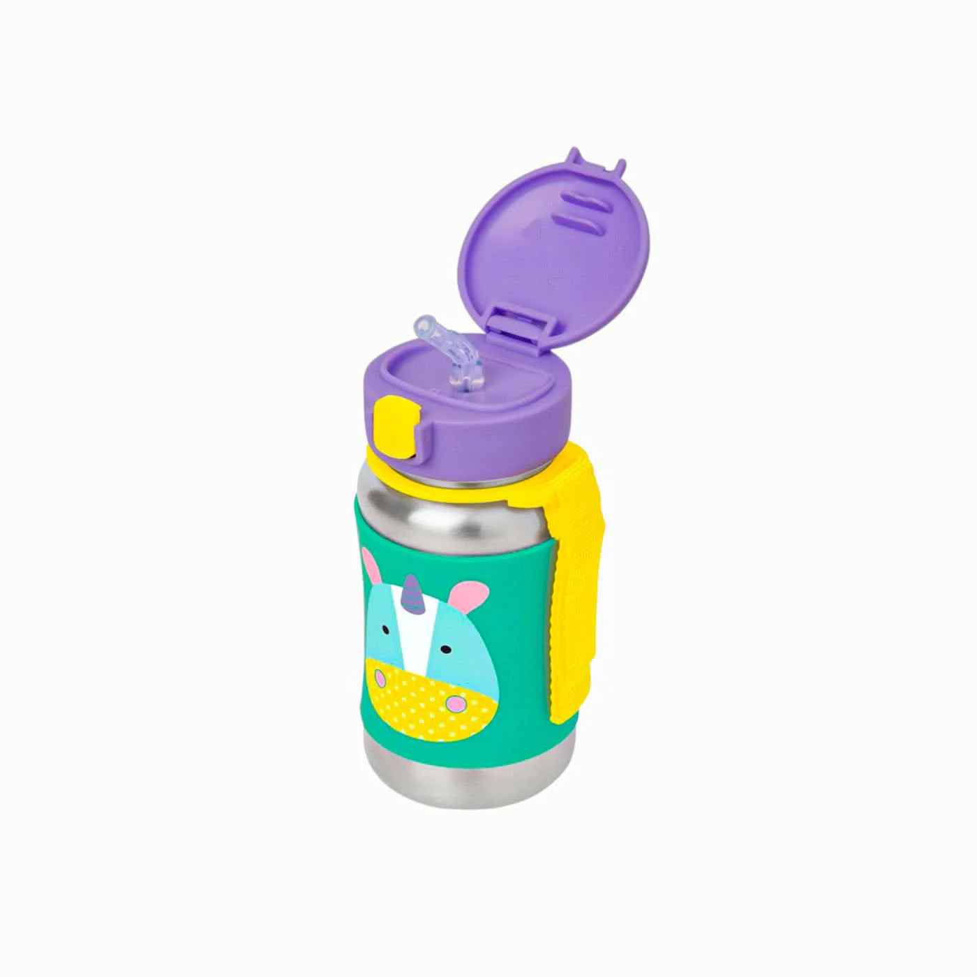 Skip Hop Zoo Stainless Steel Straw Bottle - Image 8