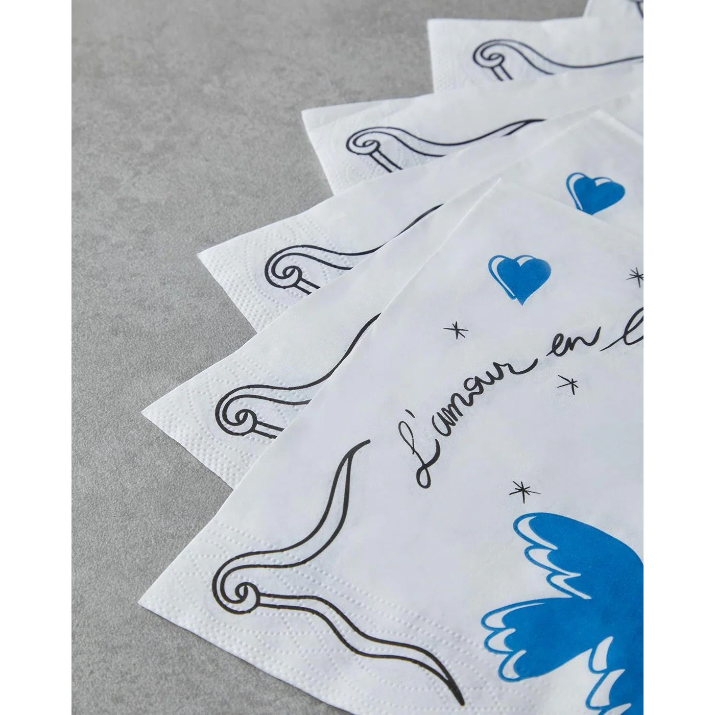 EH Living Skyglide Paper 20 pcs Napkin 33x33 cm Blue - Image 3