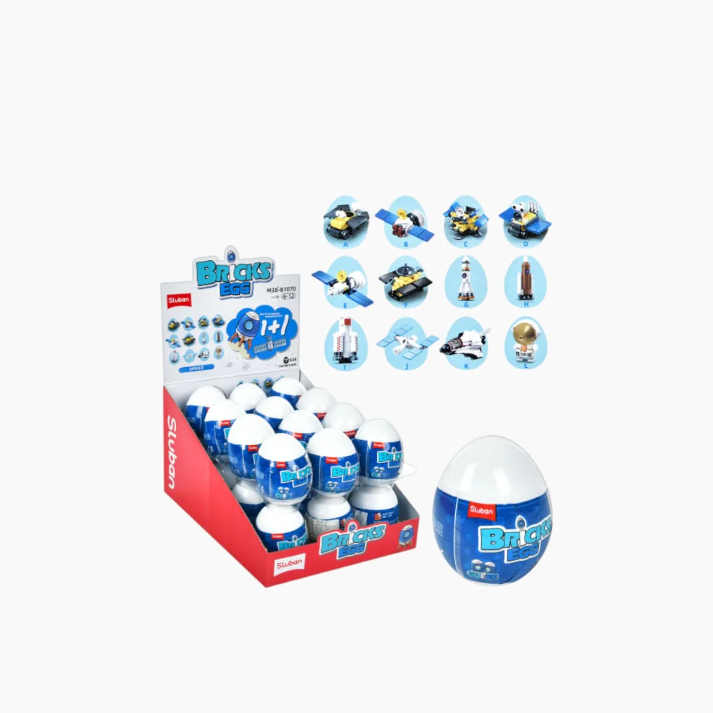 Sluban Egg Space Construction Set