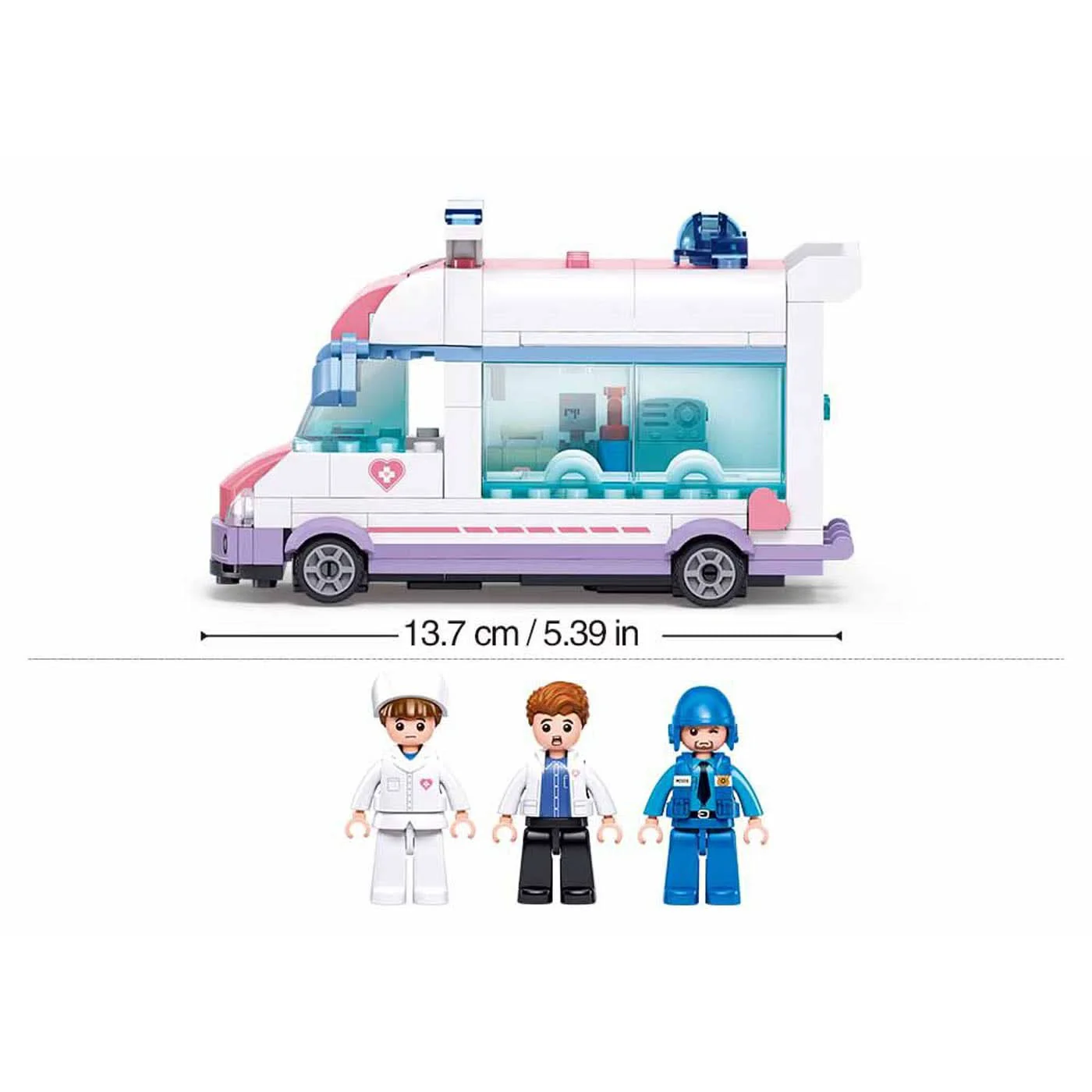Sluban Metropolis Doctor Rescue (Pull Back) - Image 4