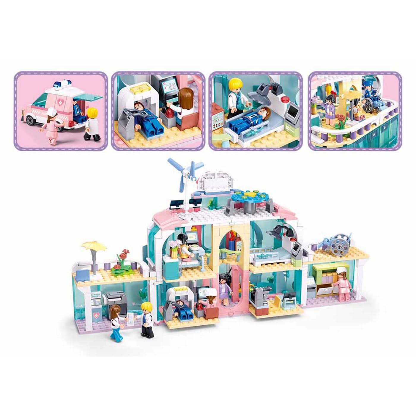 Sluban Metropolis Dream City Hospital Construction Set - Image 3
