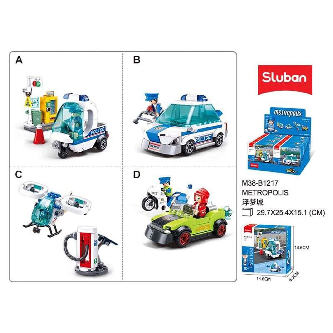 Sluban Metropolis Patrol Building Set - Image 2