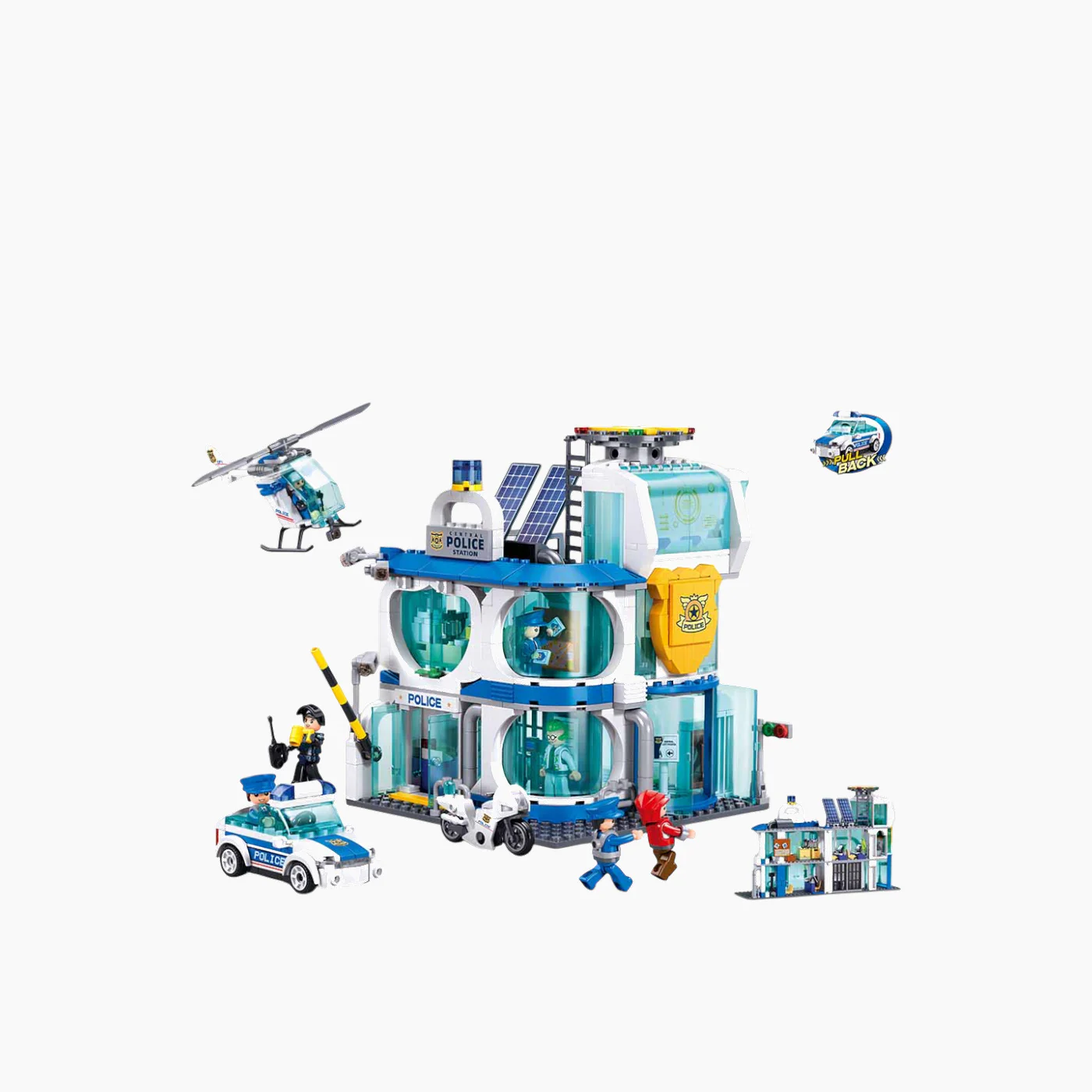 Sluban Metropolis Police Central Police Station Construction Set - Image 2