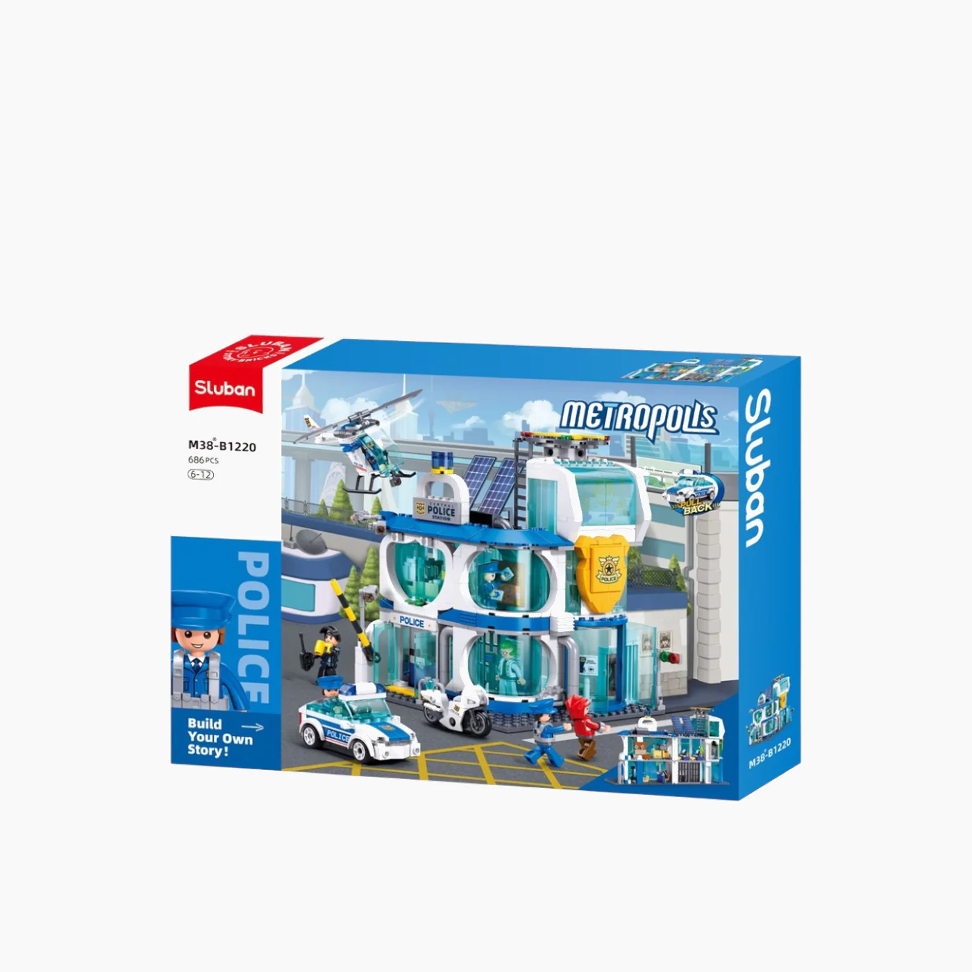 Sluban Metropolis Police Central Police Station Construction Set - Image 4