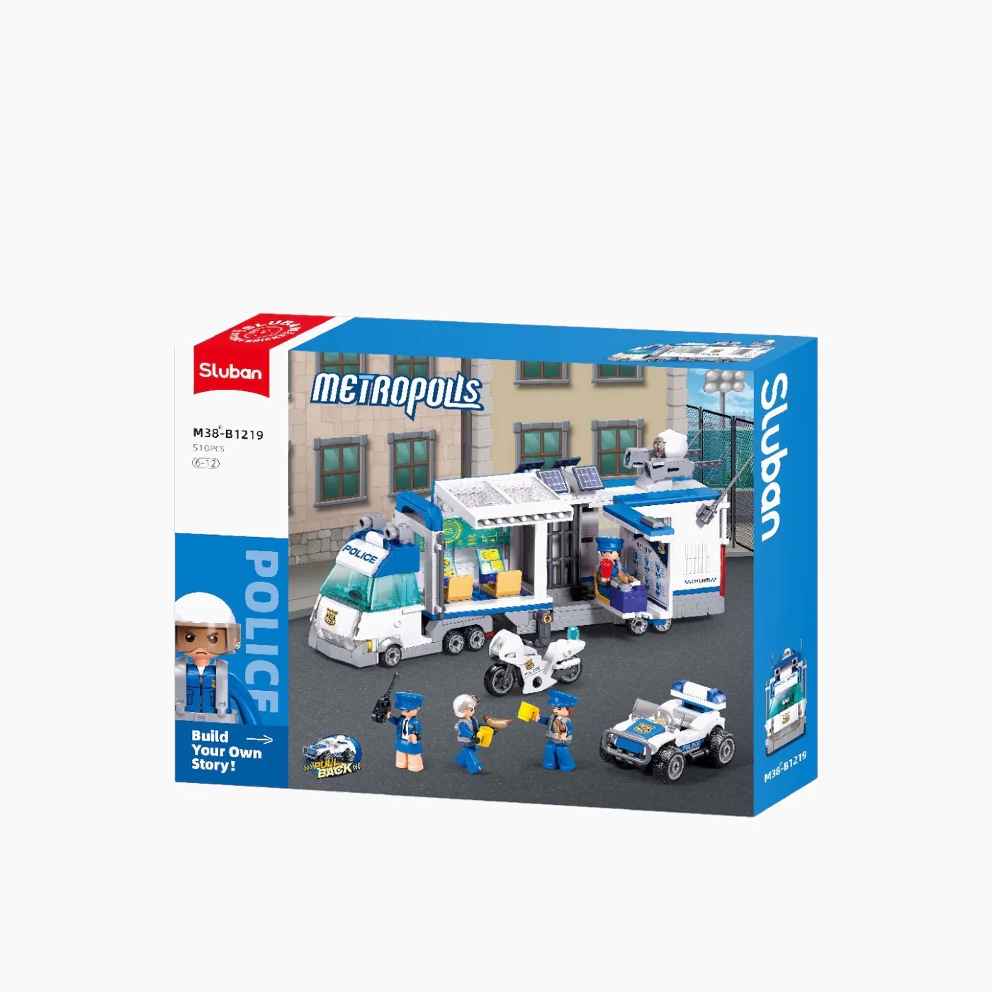 Sluban Metropolis Police Invasion Command Vehicle Construction Set - Image 3