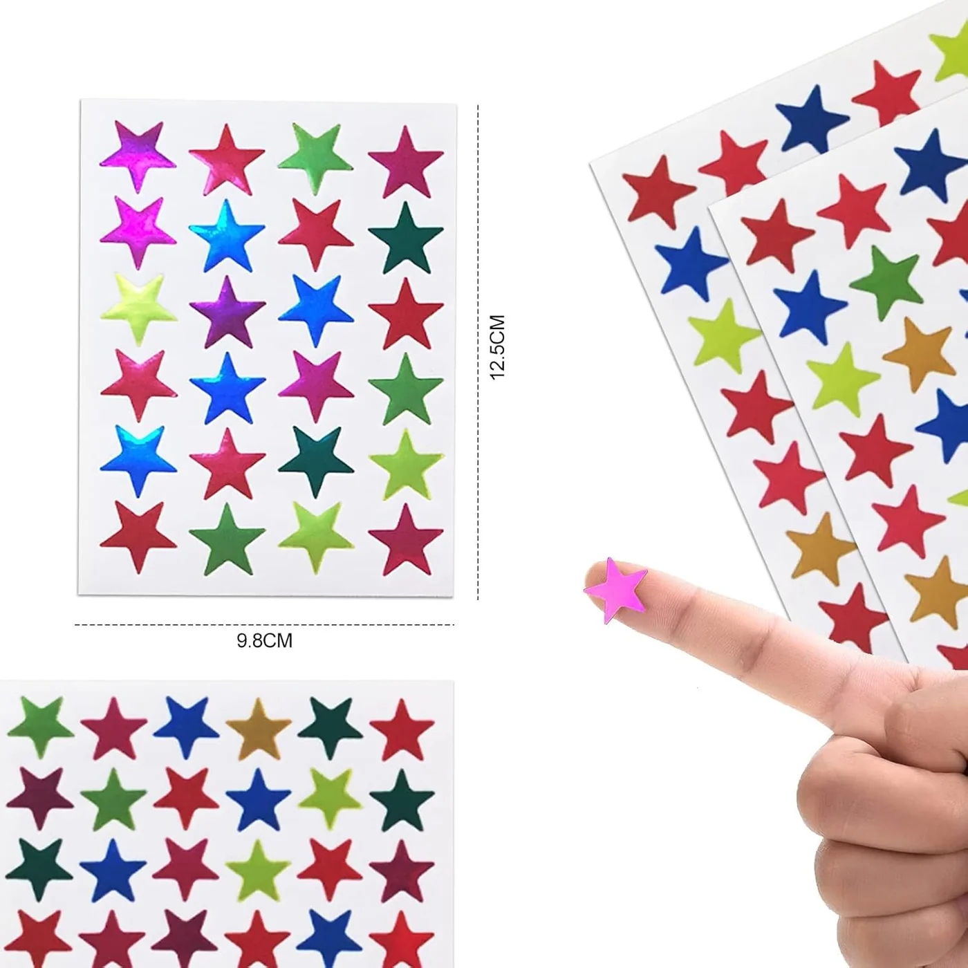 Almashreq Library Small Foil Star Stickers - Image 2