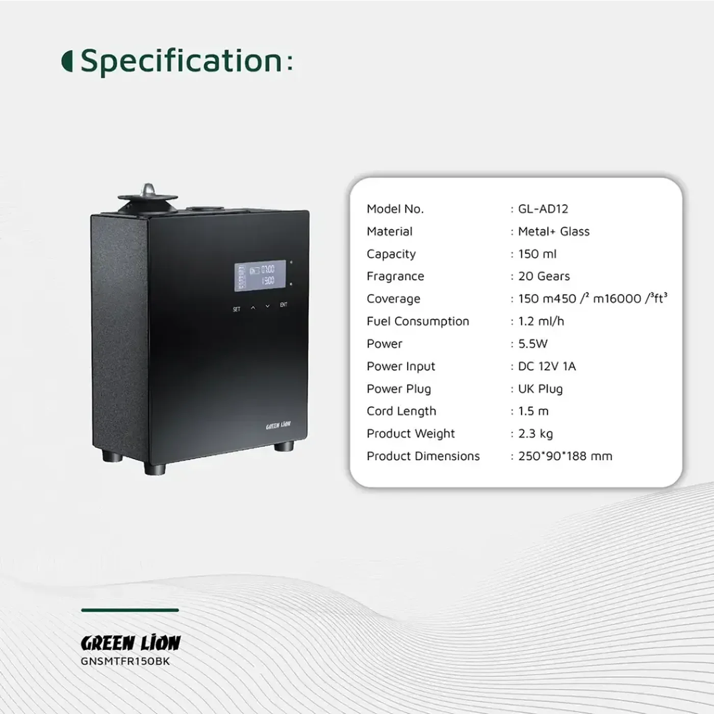 Green Lion Smart Scent Pro Fragrance Diffuser - Image 4