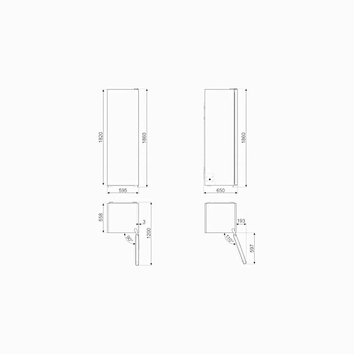 Smeg Free Standing Freezer - Image 3