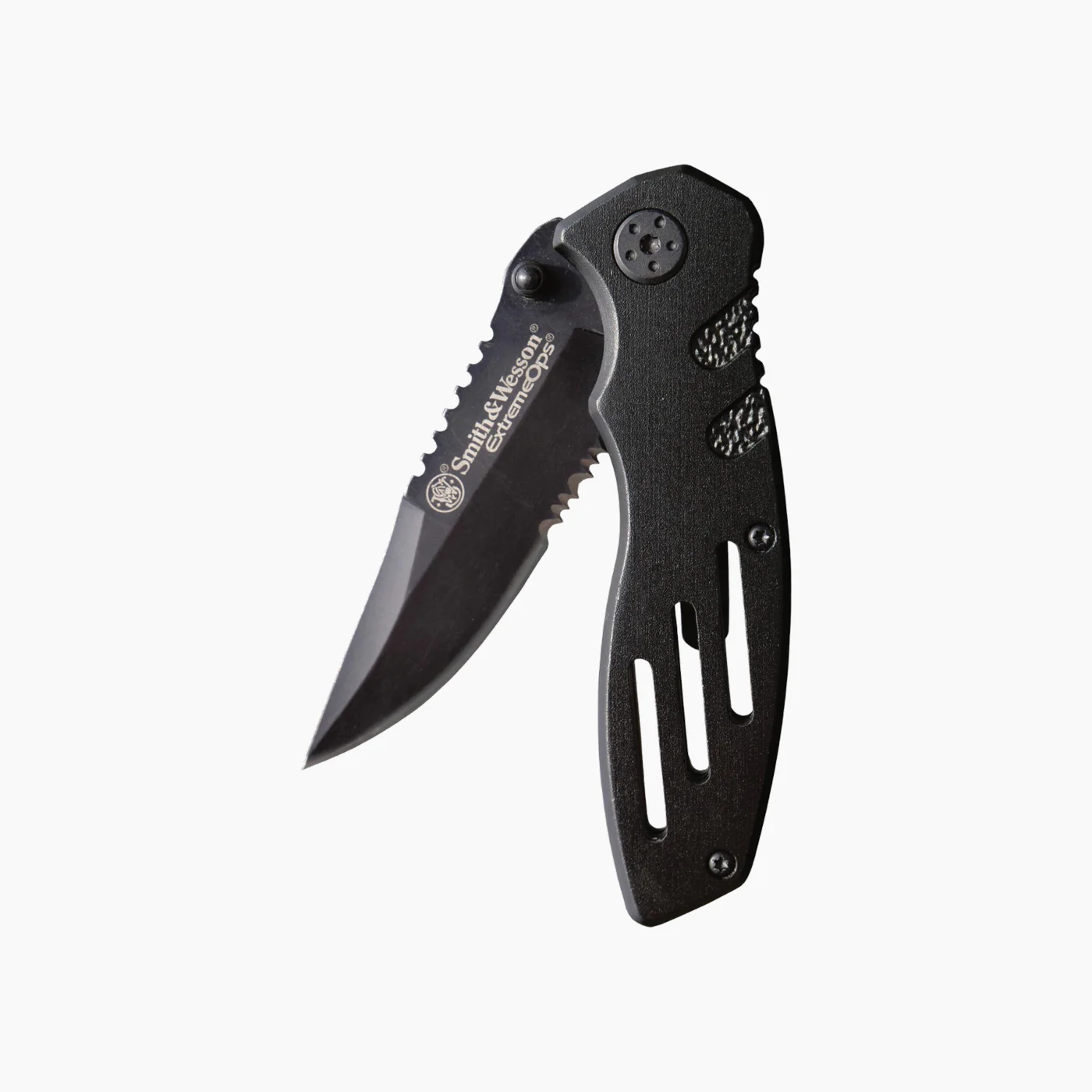Smith & Wesson Extreme Ops Clip Point Serrated Folder - Image 3