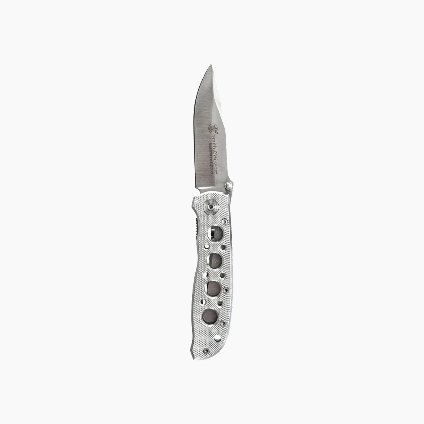 Smith & Wesson Extreme Ops Liner Lock Drop Point Blade Aluminum Handle