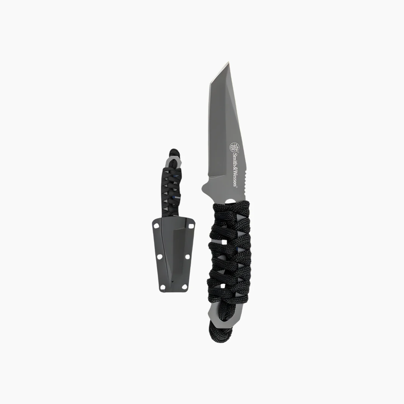 Smith & Wesson Full Tang Tanto Fixed Blade Knife - Image 2