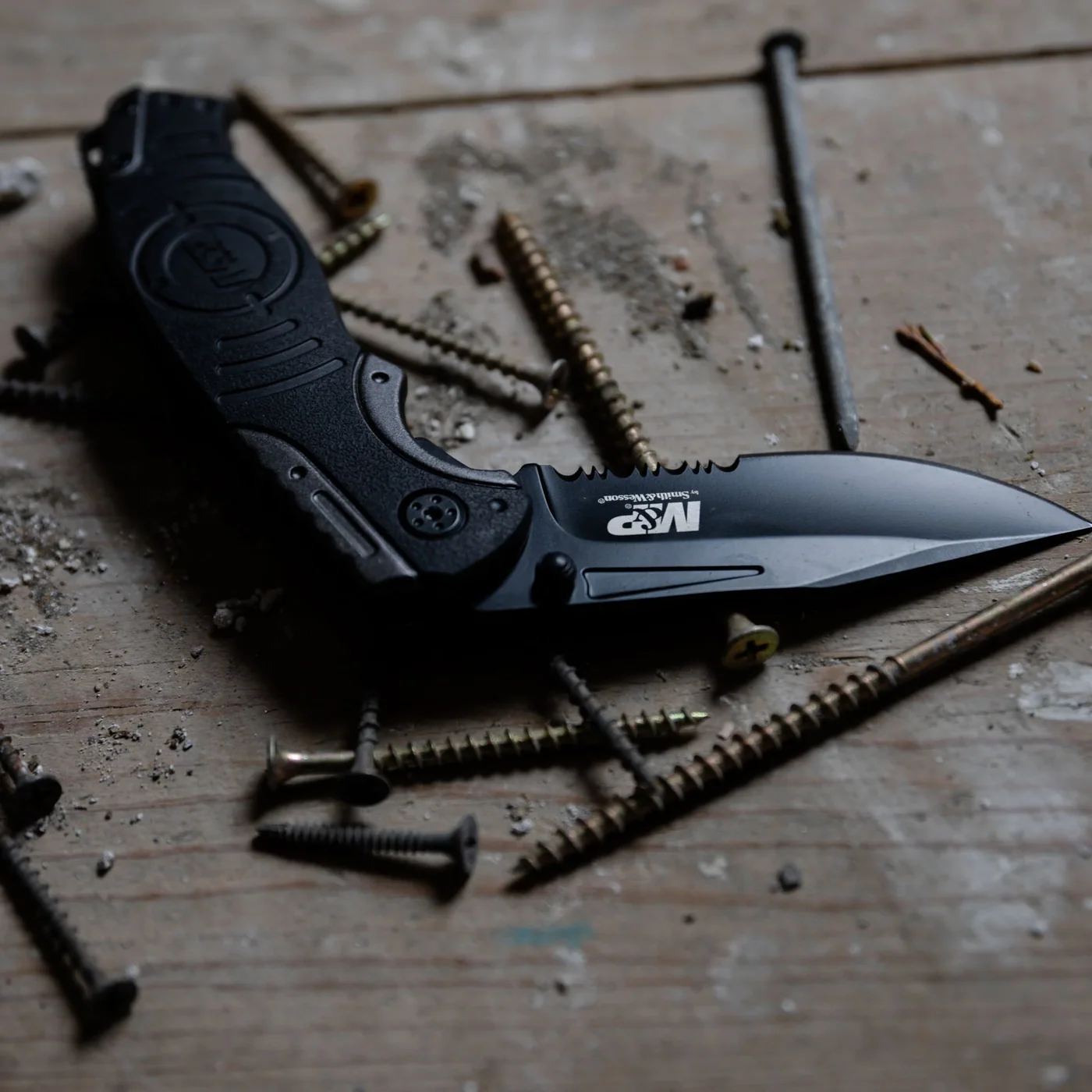 Smith & Wesson M&P Drop Point Folding Knife - Image 5