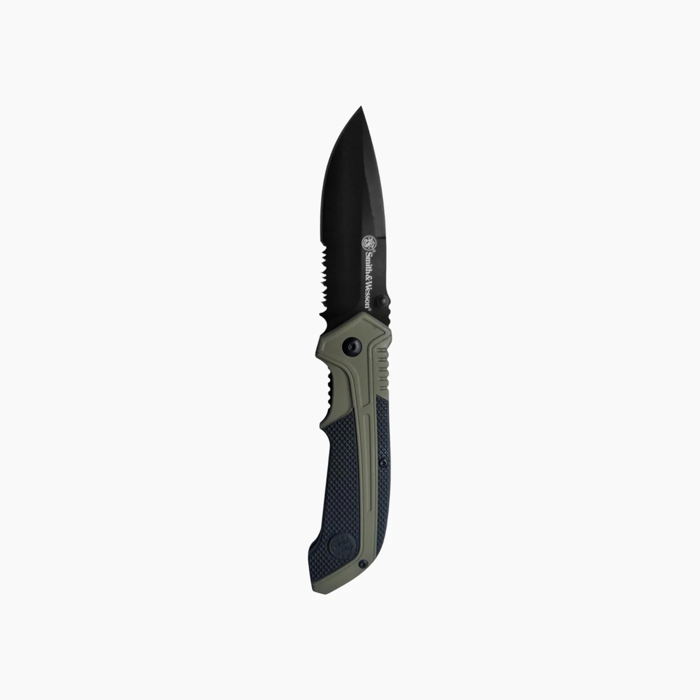 Smith & Wesson S.A. Od Green Drop Point Folding Knife