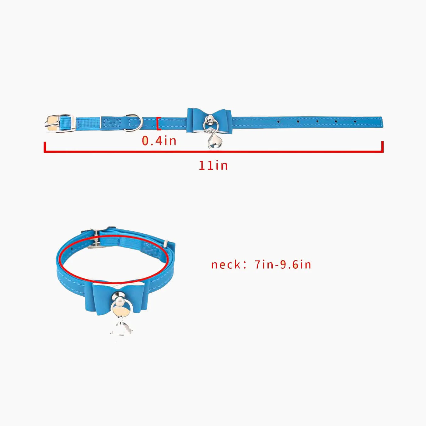 Pet Village Solid Color Pet Collar - Image 3