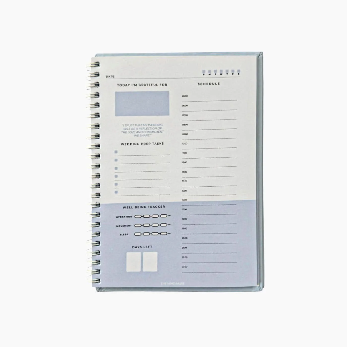 Mind Muse Something Blue Bridal Planner - Image 2