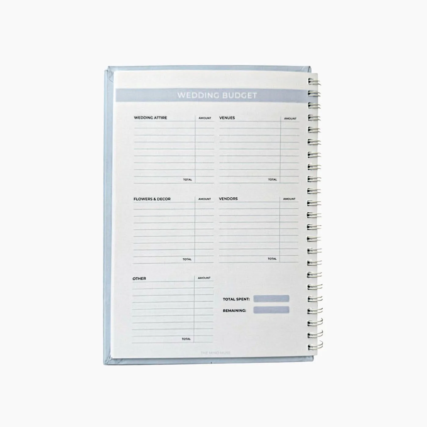 Mind Muse Something Blue Bridal Planner - Image 3