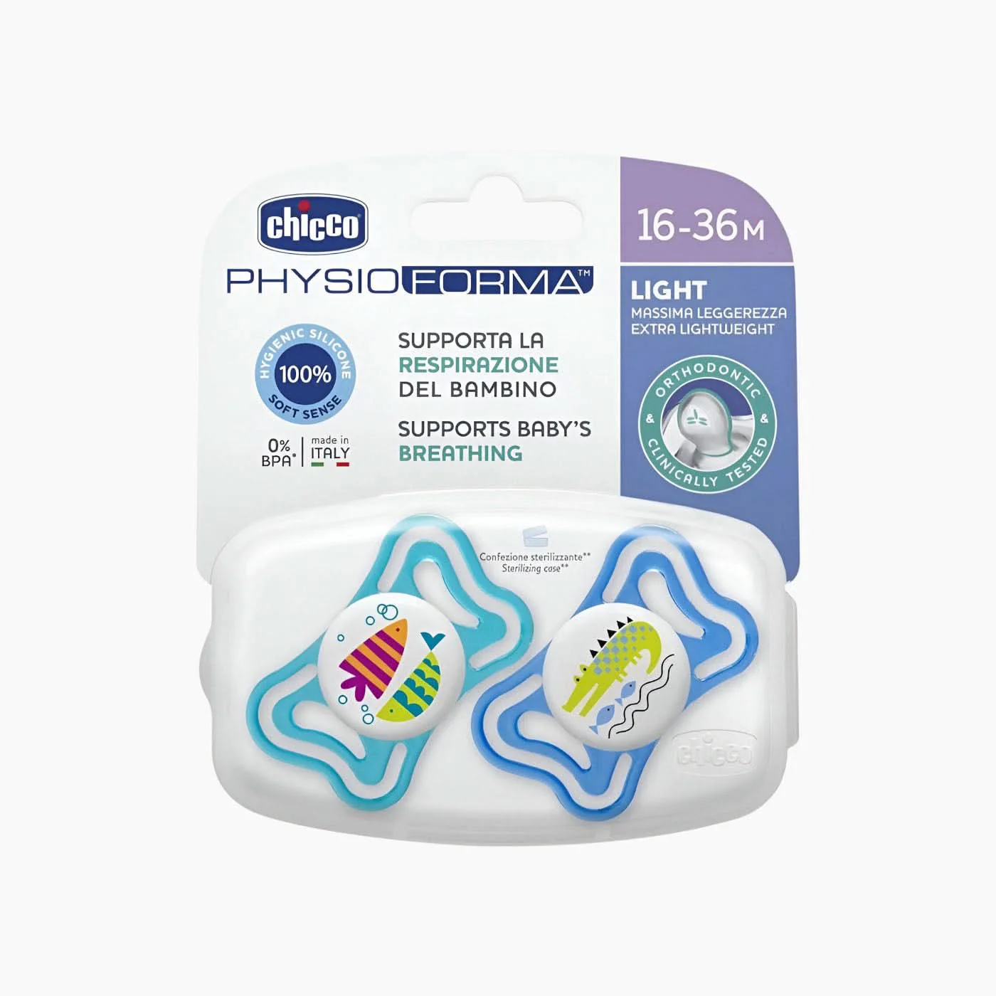 Chicco Soother Physio Light Sil 2 Pc Pacifier - Image 14