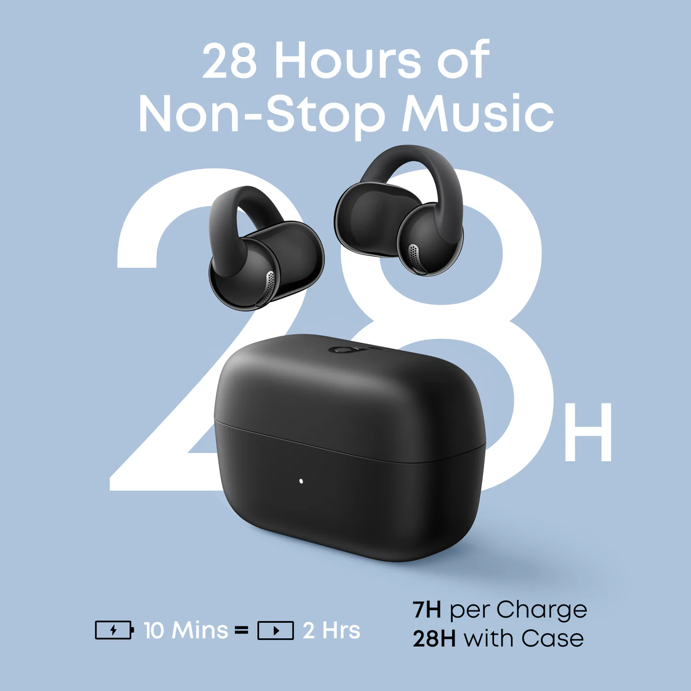 Soundcore C50i Comfortable Clip on Earbuds - Image 6