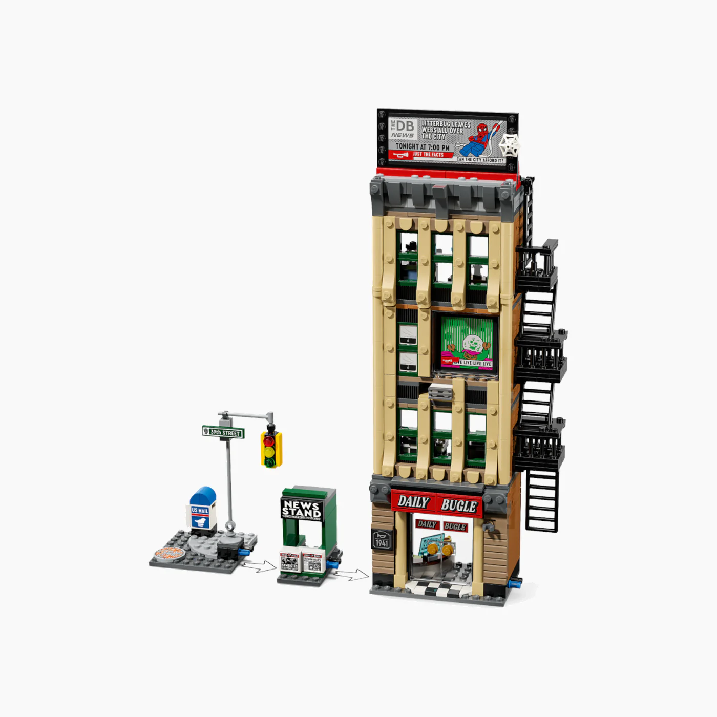 LEGO Spider-Man vs. Mysterio: The Daily ugle- 781 Pcs - Image 2