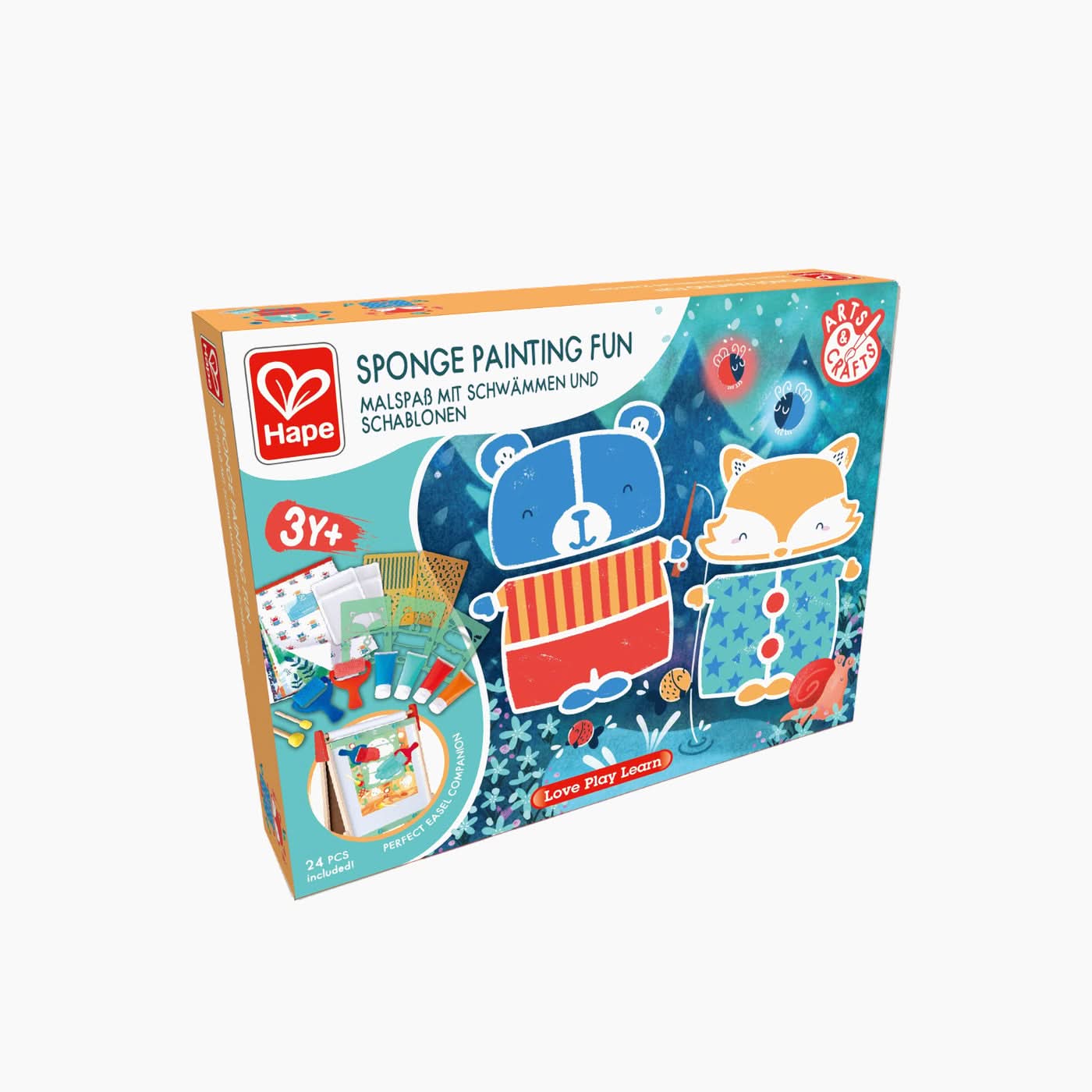 Hape Sponge Stamp Painting Set - Image 3
