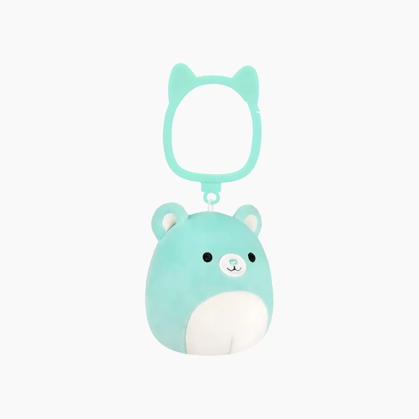 JAZWARES Squishmallows- Clip-On Little Plush 3.5" Belinda the Teal Bear - Image 3