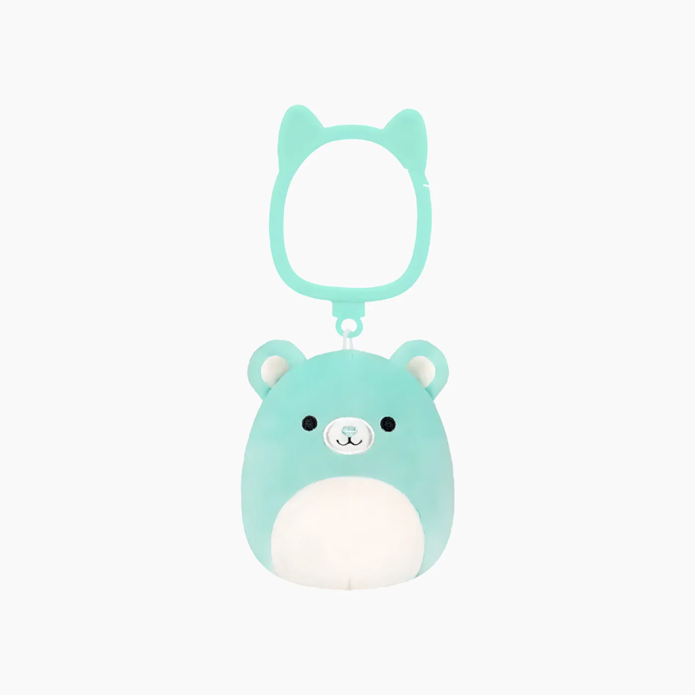 JAZWARES Squishmallows- Clip-On Little Plush 3.5" Belinda the Teal Bear - Image 5