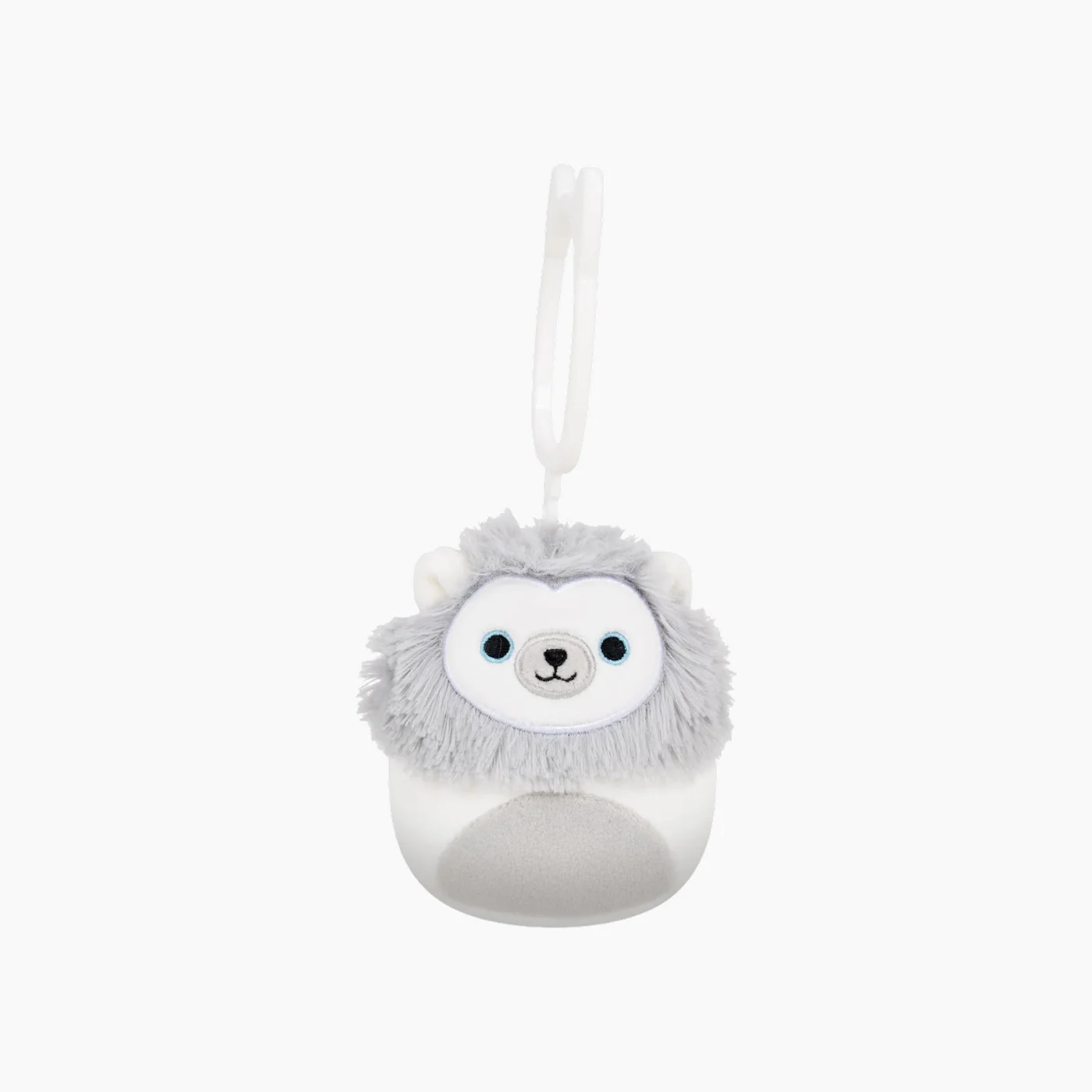 JAZWARES Squishmallows- Clip-On Little Plush 3.5" Titus the White Lion - Image 3
