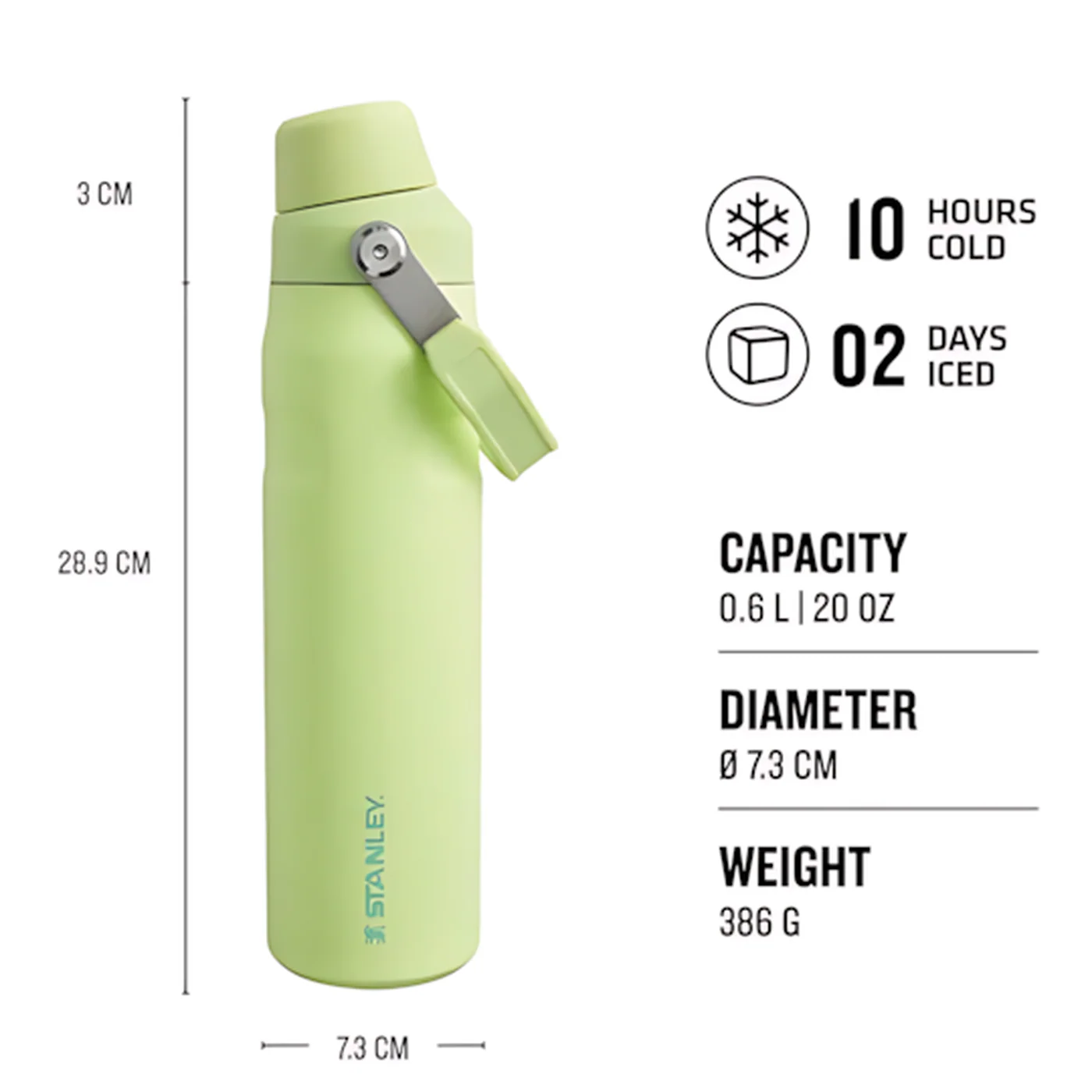 Stanley AeroLight IceFlow Fast Flow Water Bottle 20oz - Image 5