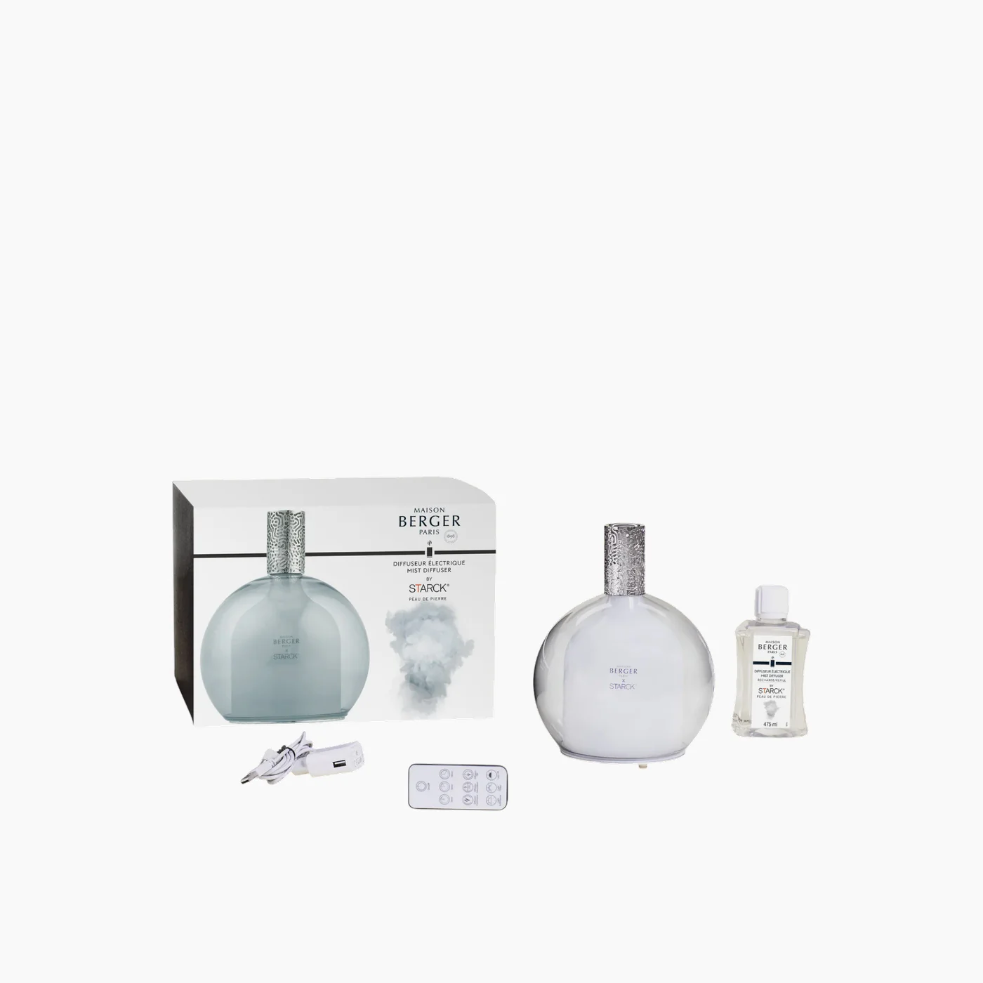 Maison Berger Paris Starck Electric Diffuser Grey Peau de Pierre - Image 2