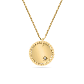 Baby Chic Fine Jewelry Stellar Coin Necklace