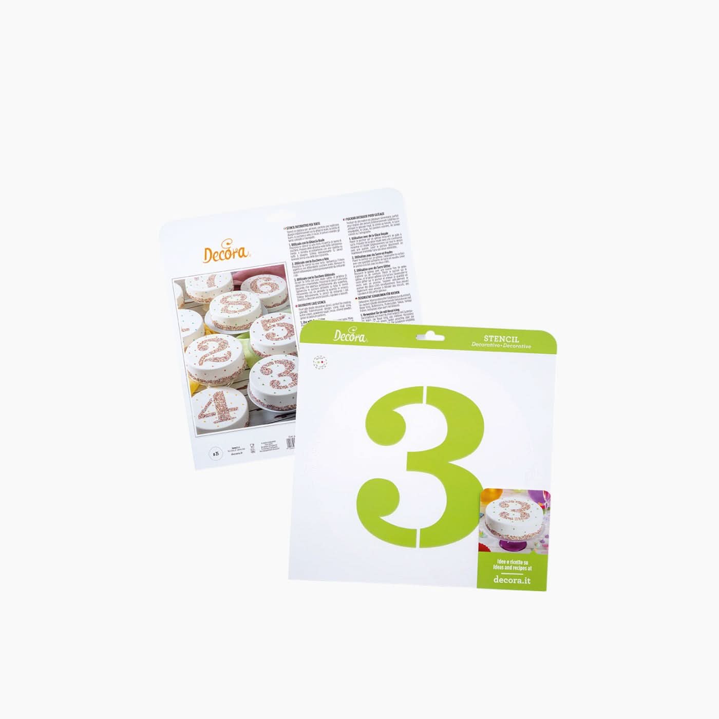 Decora Stencil Numbers Baking Stencils - Image 4