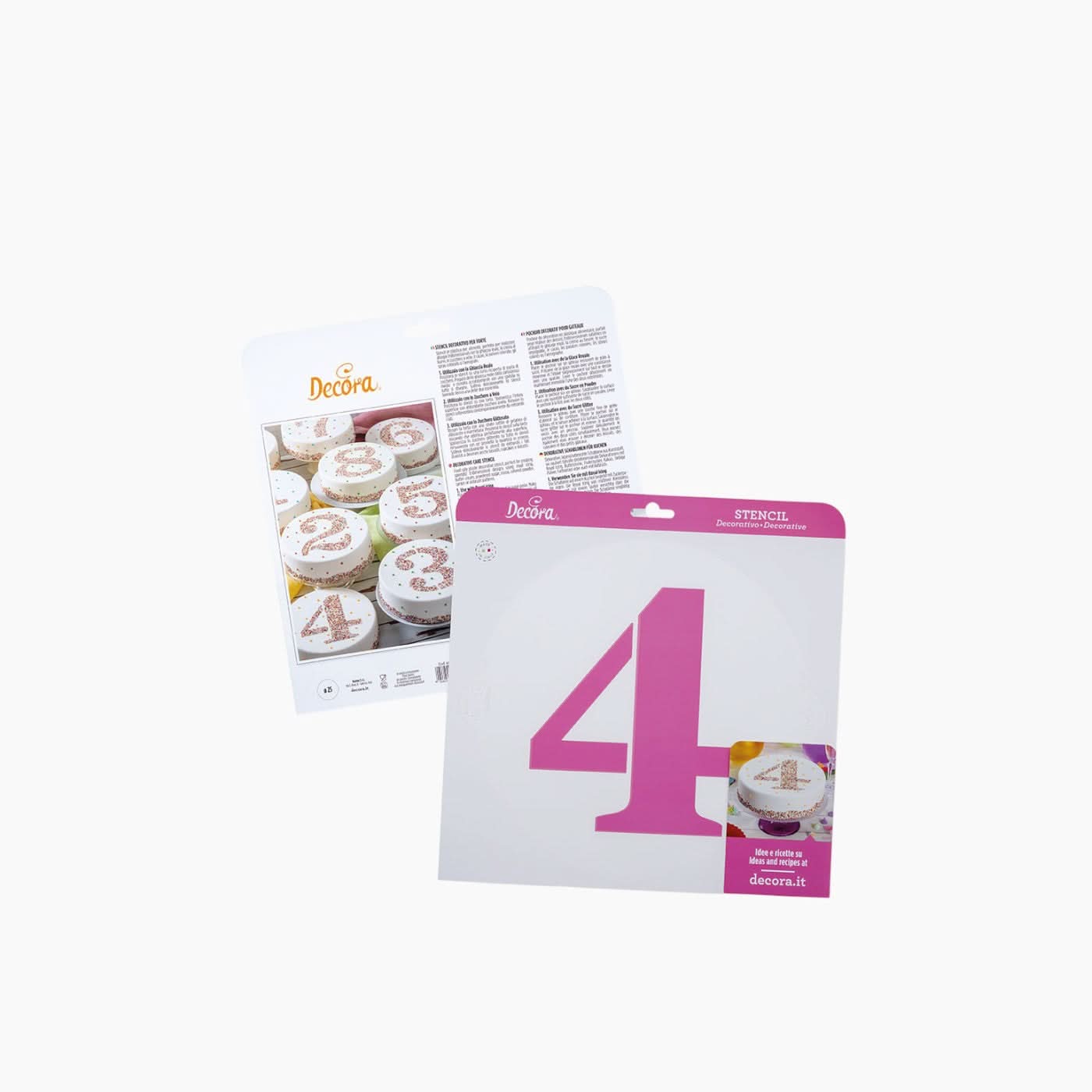 Decora Stencil Numbers Baking Stencils - Image 5