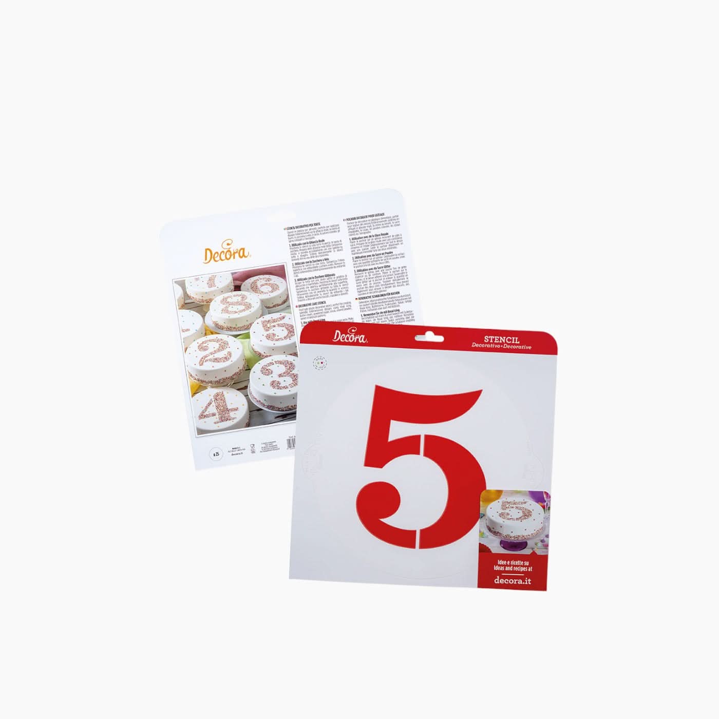 Decora Stencil Numbers Baking Stencils - Image 6