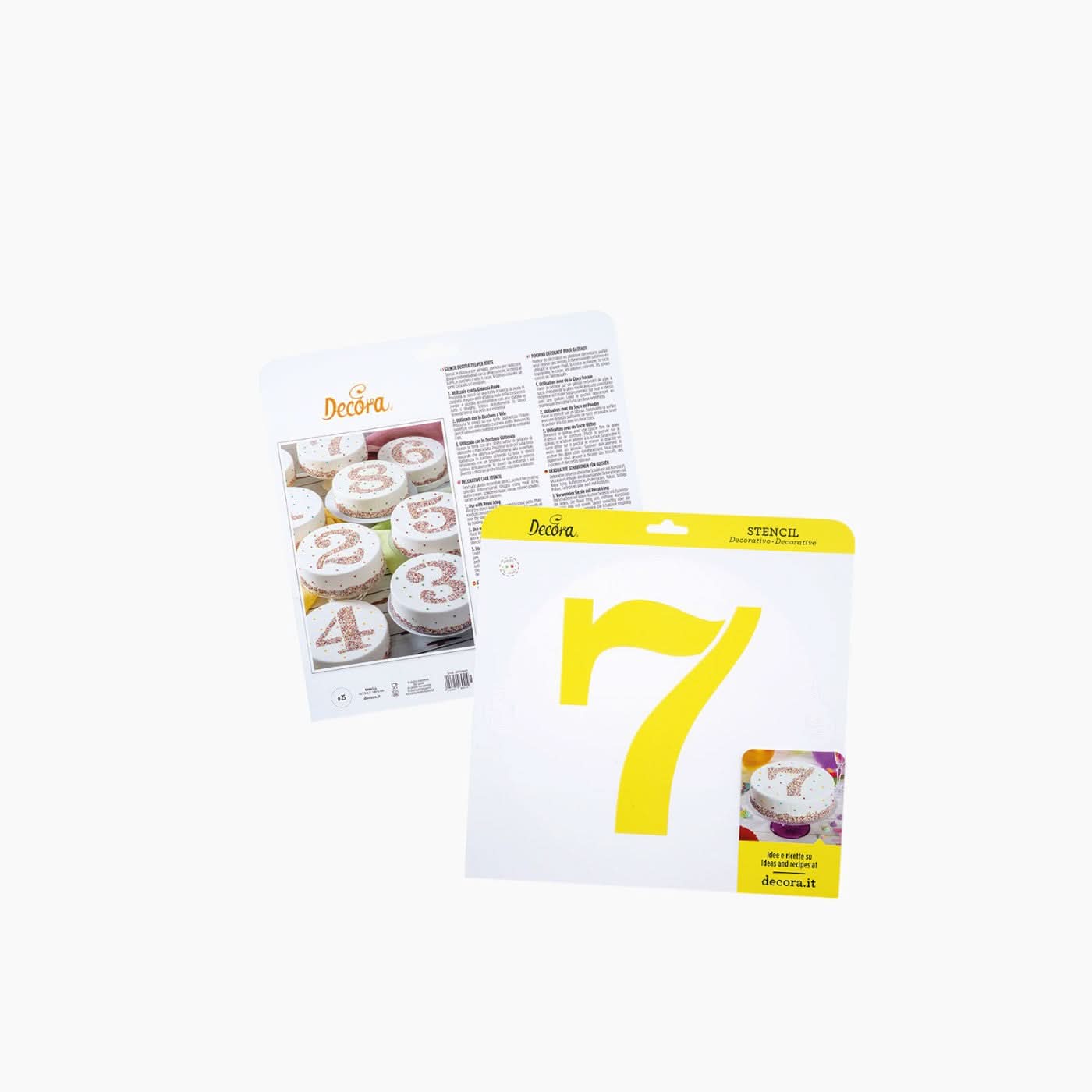 Decora Stencil Numbers Baking Stencils - Image 8