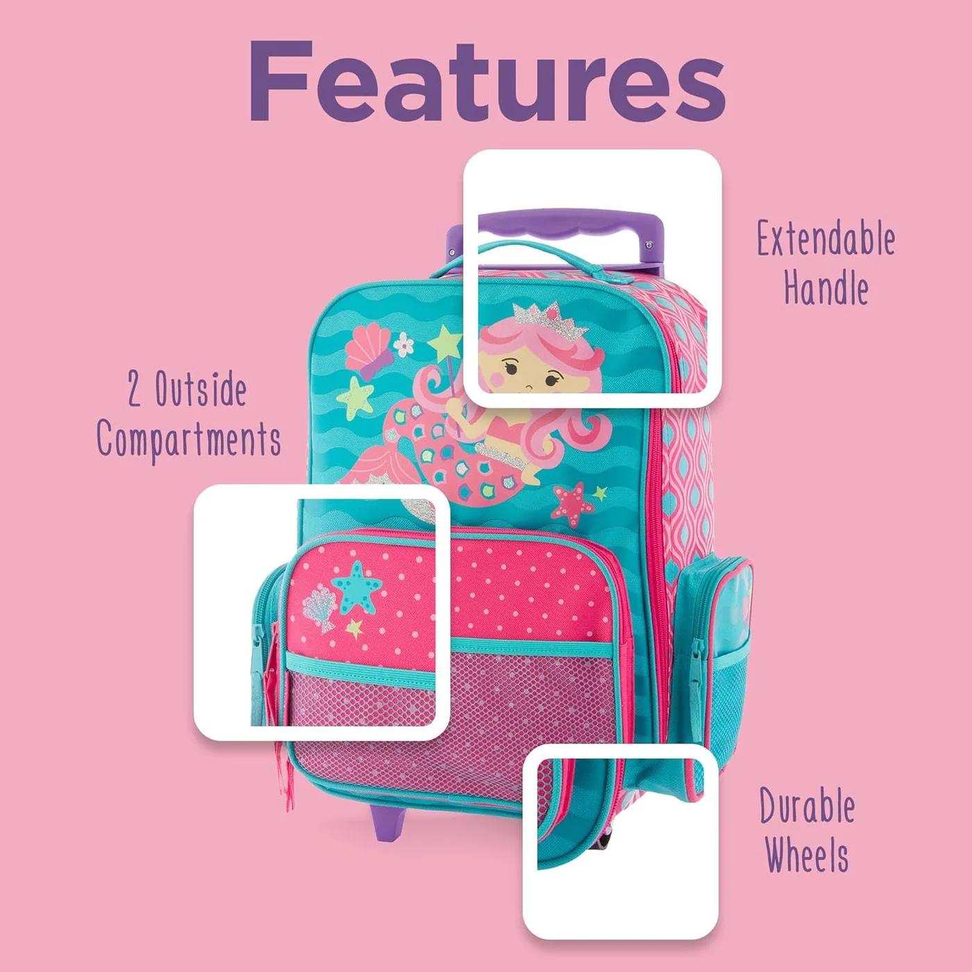 Stephen Joseph Classic Rolling Backpack - Image 22