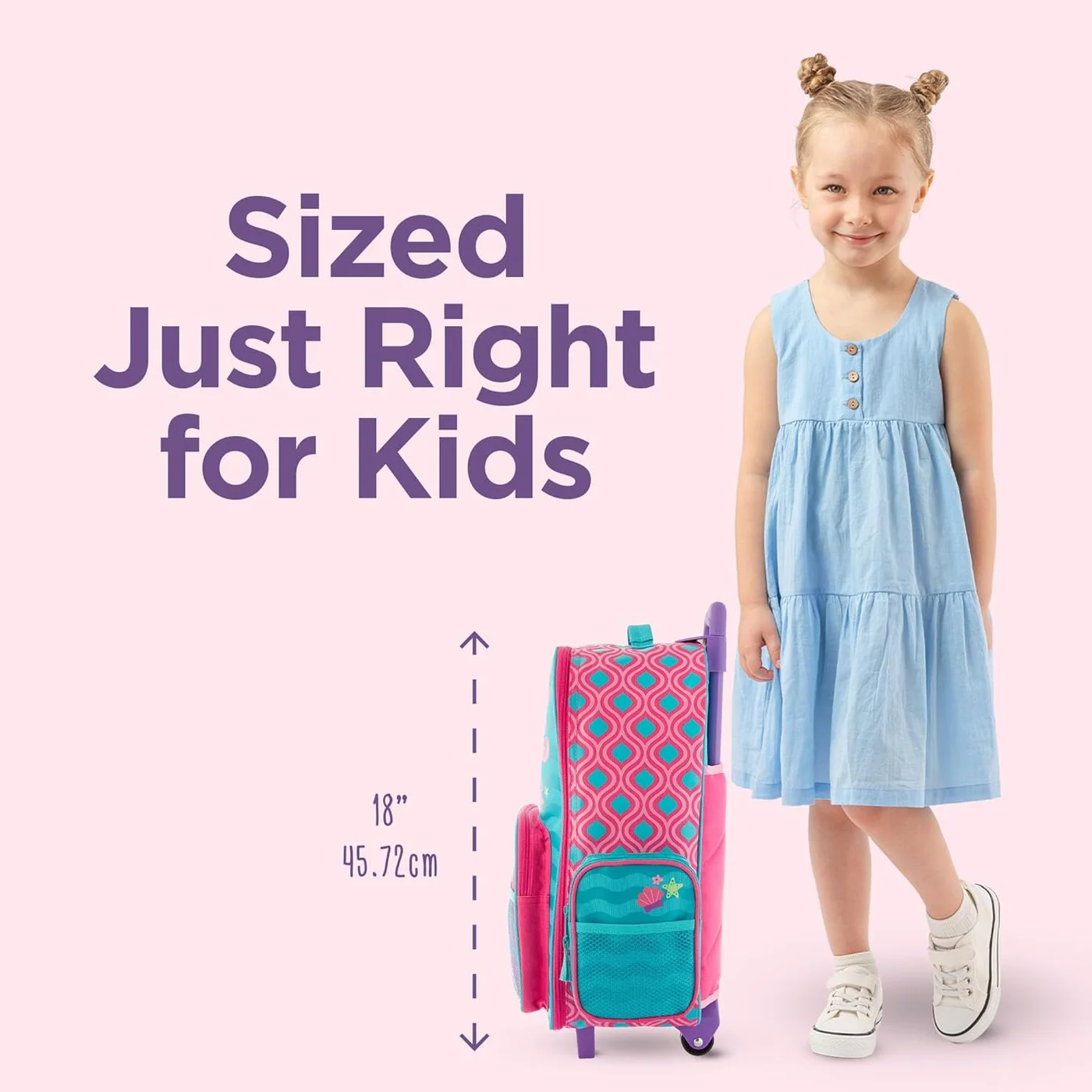 Stephen Joseph Classic Rolling Backpack - Image 23