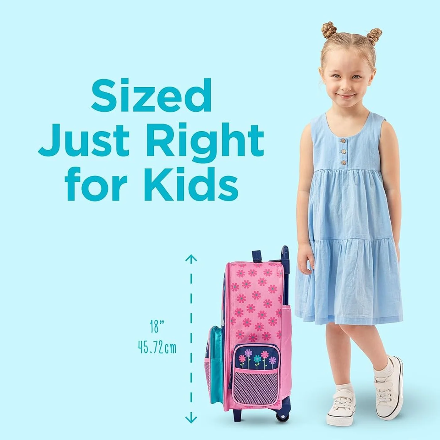 Stephen Joseph Classic Rolling Backpack - Image 32