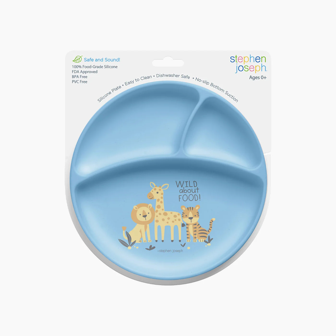 Stephen Joseph Silicone Baby Plate - Image 12
