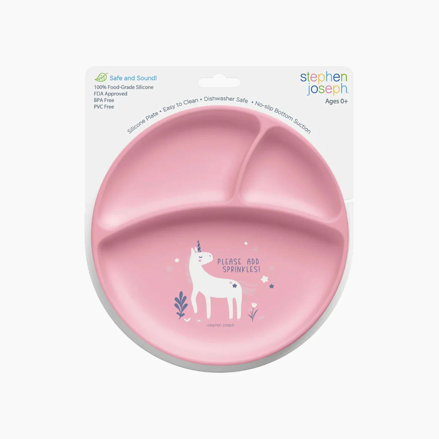 Stephen Joseph Silicone Baby Plate - Image 9