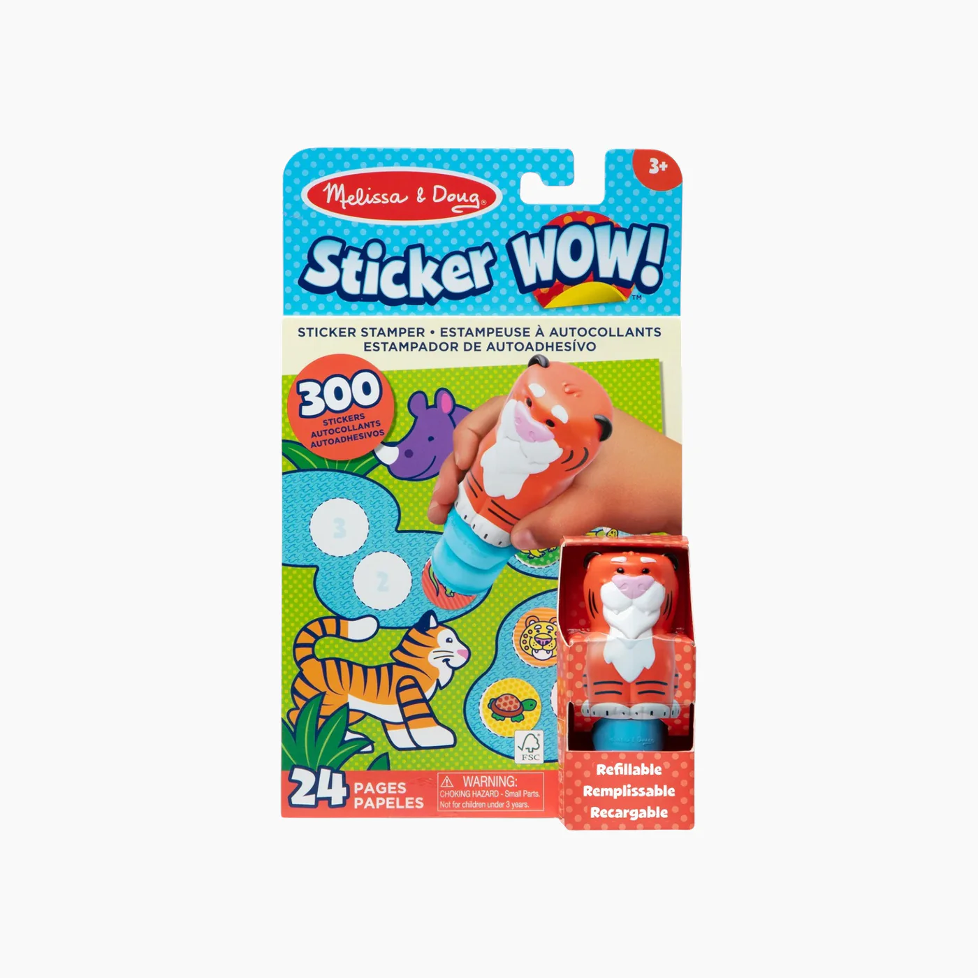 Sticker Wow! Activity Pad & Sticker Stamper- Tiger - Image 3