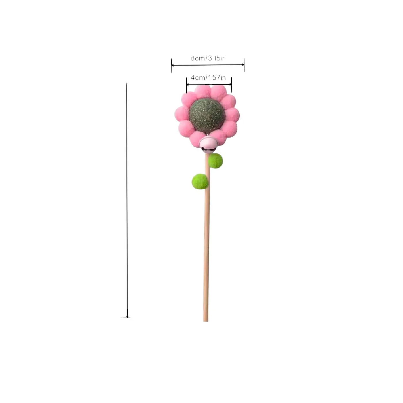 Pet Village Sunflower Cat Stick Toy - Image 2
