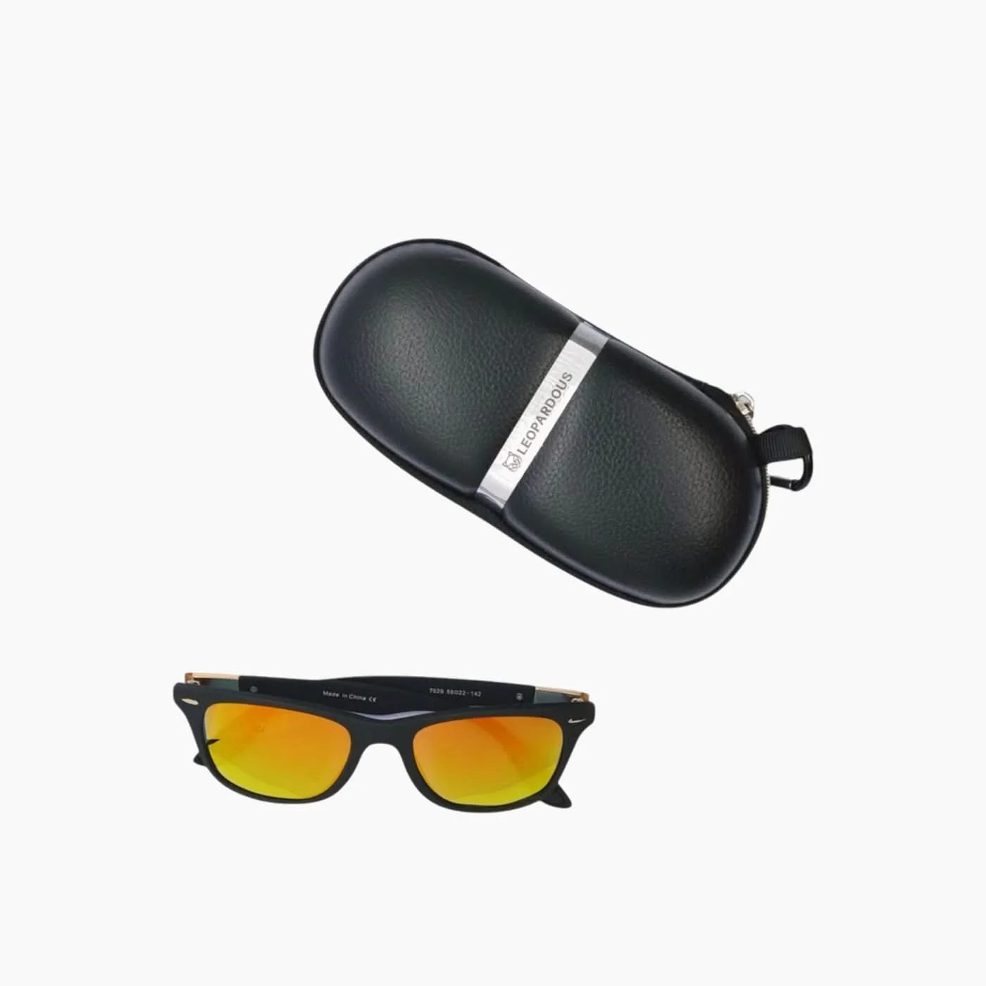 Leopardous Rectangular Sunglasses - Image 6