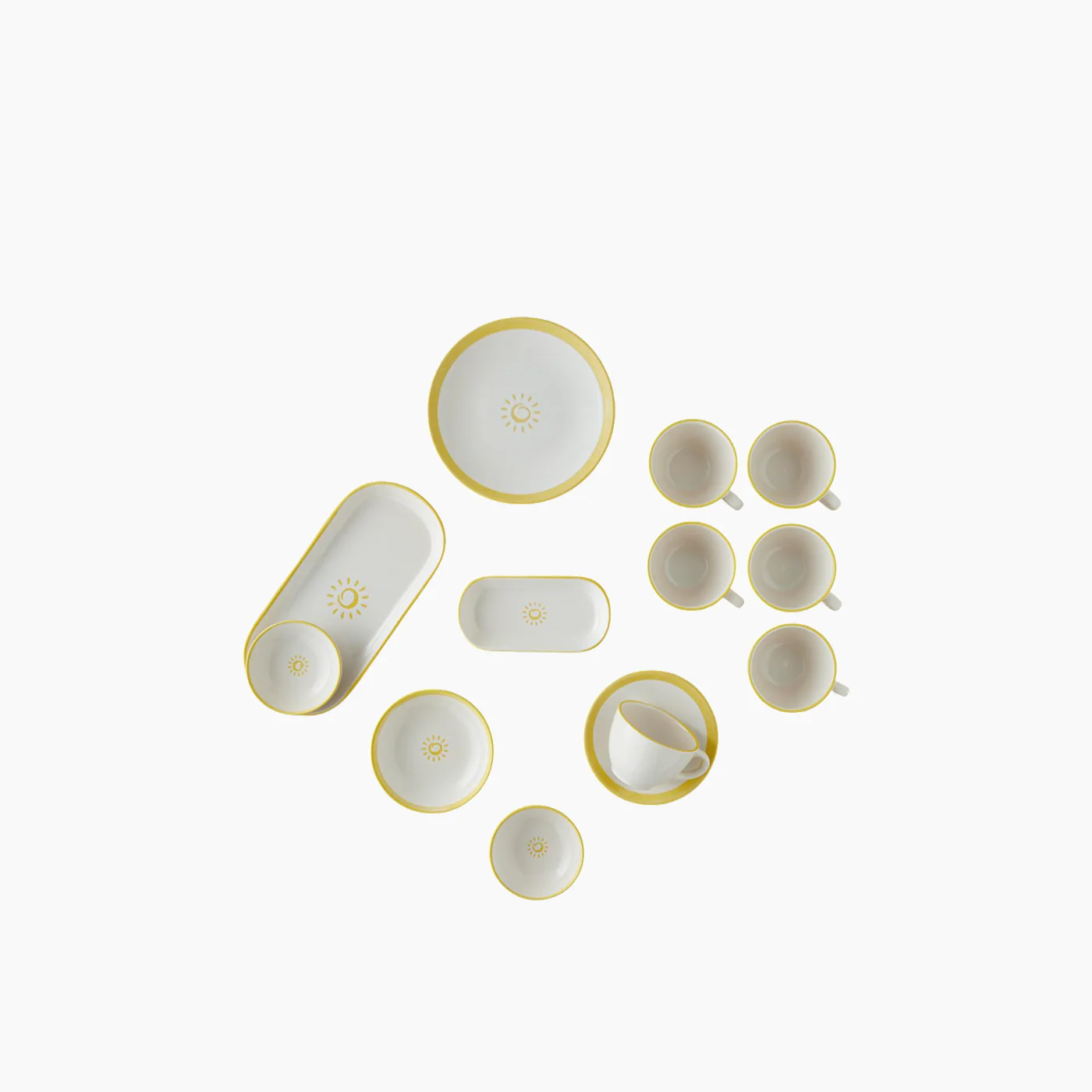 EH Living Sunny Ceramic Breakfast Set - Image 4