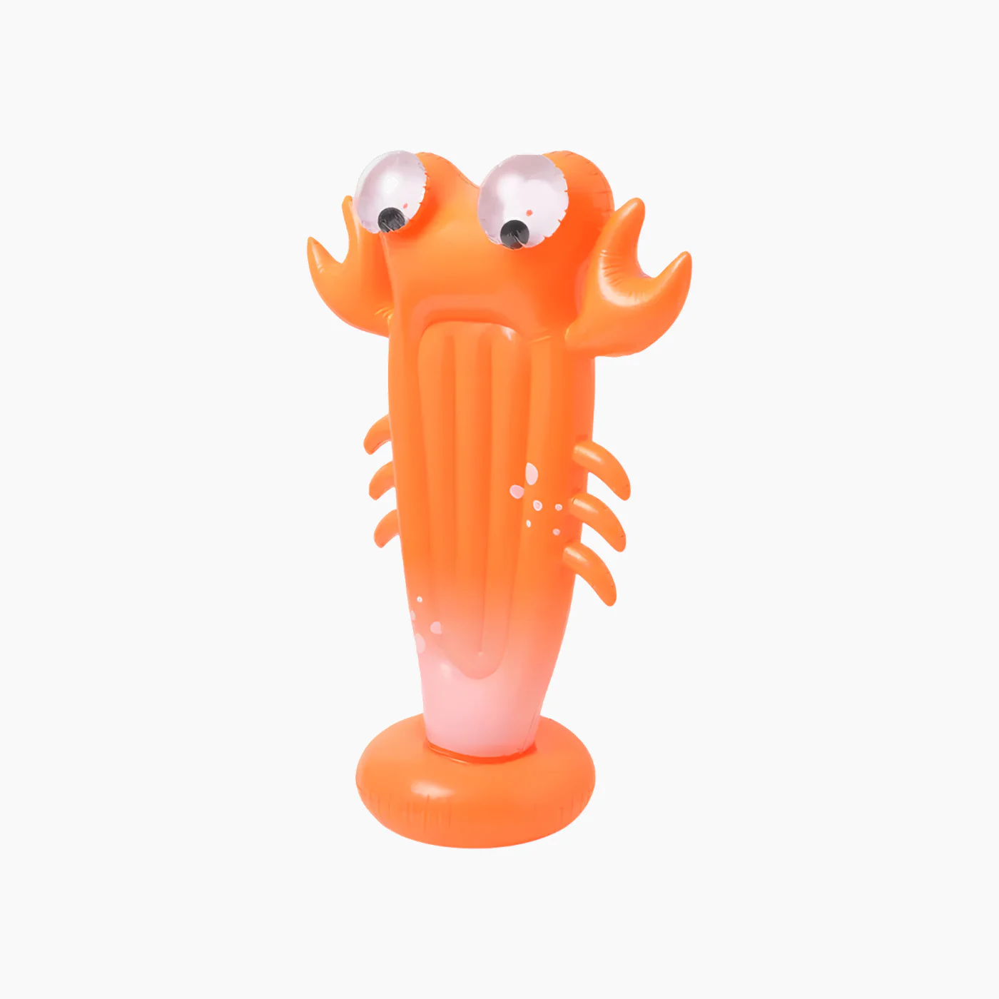 SunnyLife Inflatable Giant Sprinkler Sonny the Sea Creature Neon Orange
