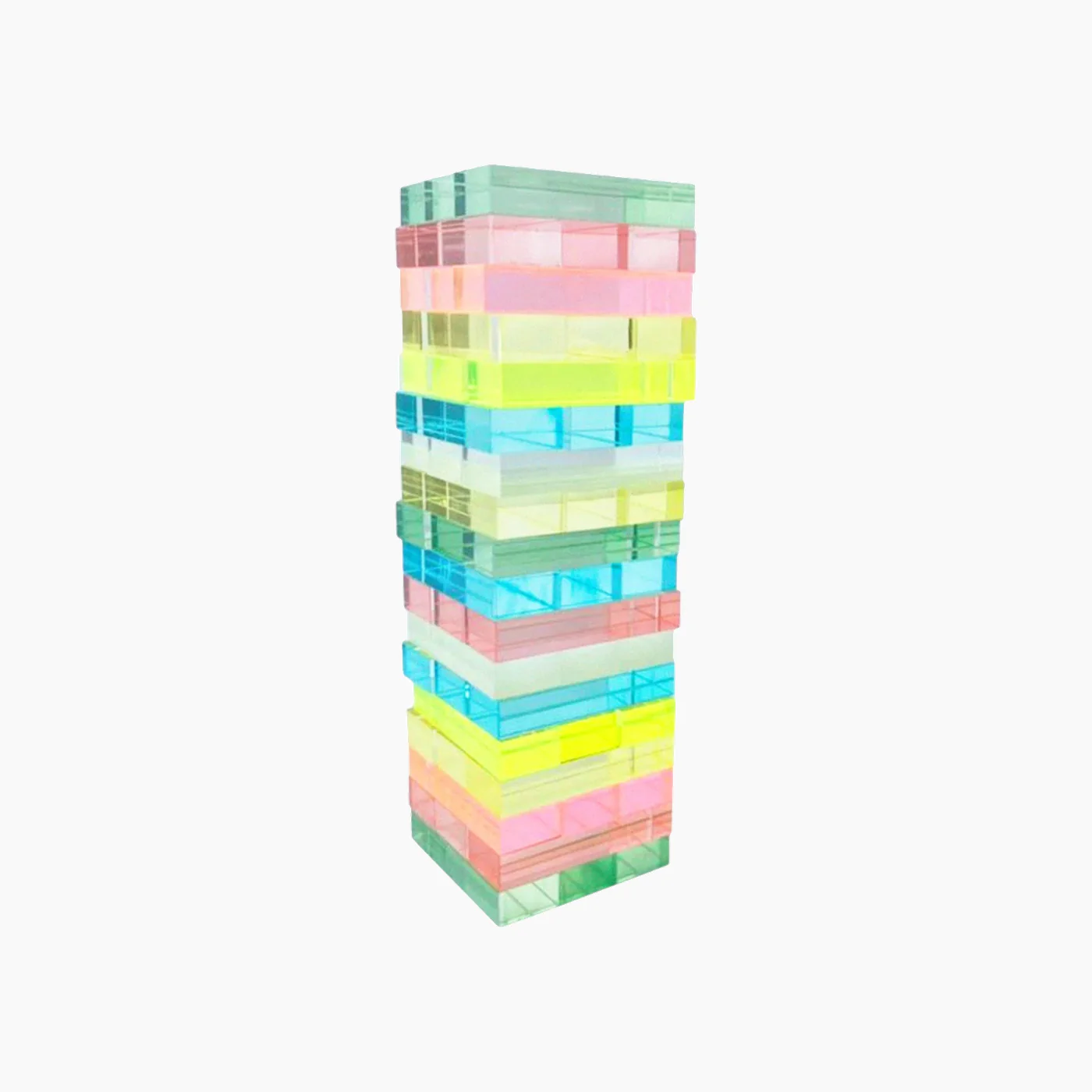 SunnyLife Lucite Jumbling Tower Aurora