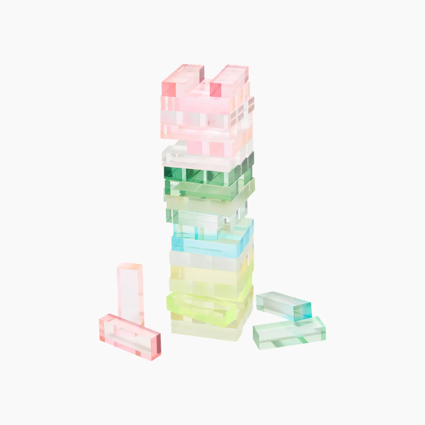 SunnyLife Lucite Jumbling Tower Aurora - Image 5