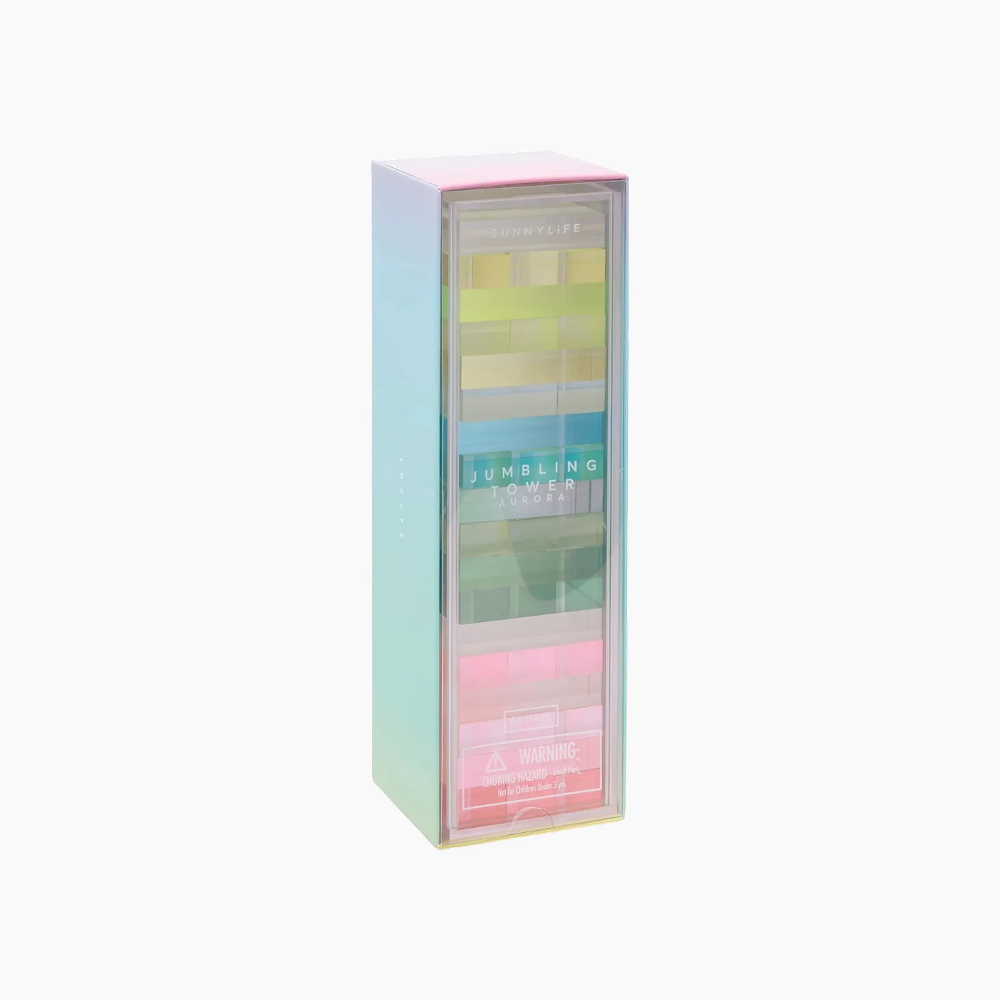 SunnyLife Lucite Jumbling Tower Aurora - Image 6
