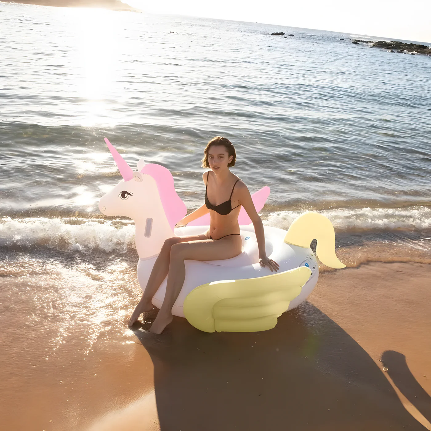 SunnyLife Luxe RideOn Float Unicorn Pastel - Image 7