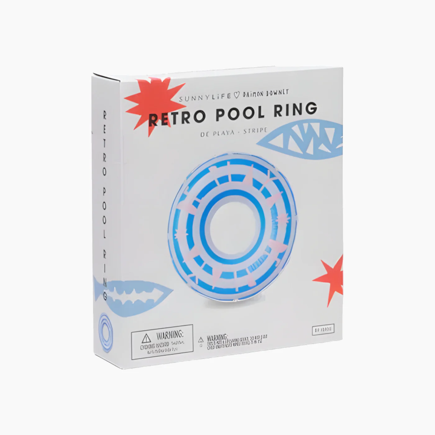 SunnyLife Retro Pool Ring De Playa Stripe - Image 3